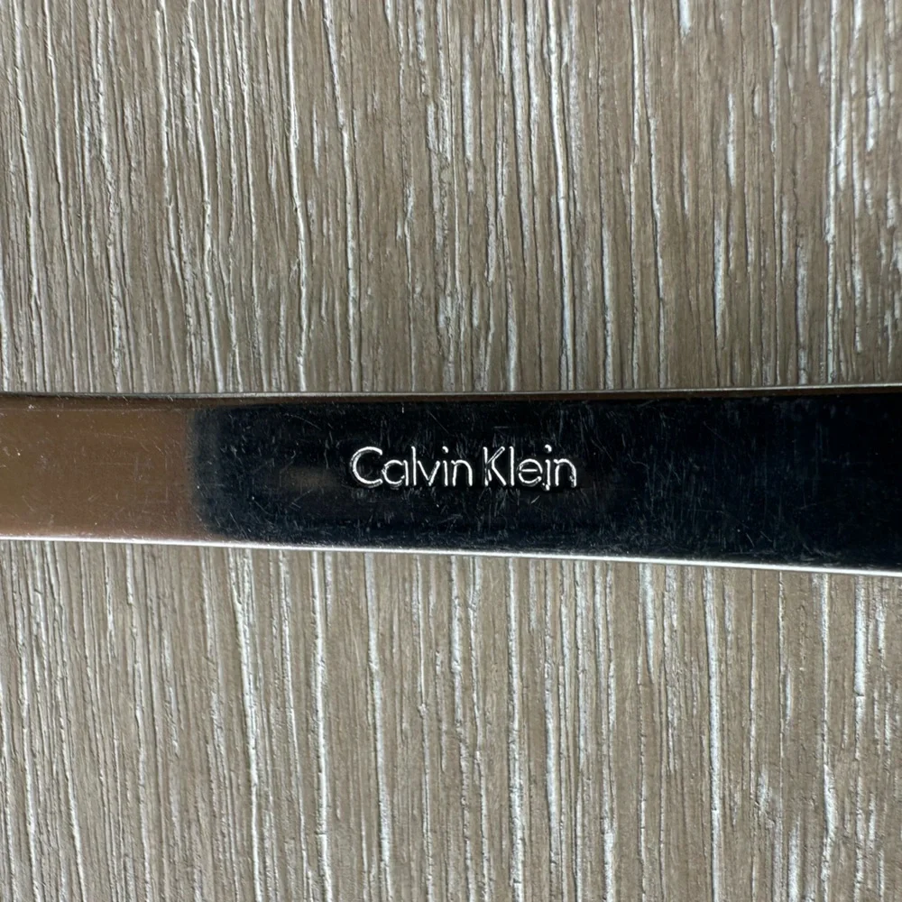 Calvin Klein York 18/10 Stainless Steel Flatware Spoons Set of 9 Rare